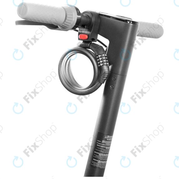 Lucchetto a cavo con combinazione per Segway Kickscooter P100SE, Ninebot ES1, ES2, ES4, E22, E25