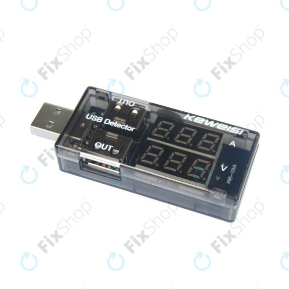 Tester di ricarica USB per smartphone IN/OUT, Keweisi