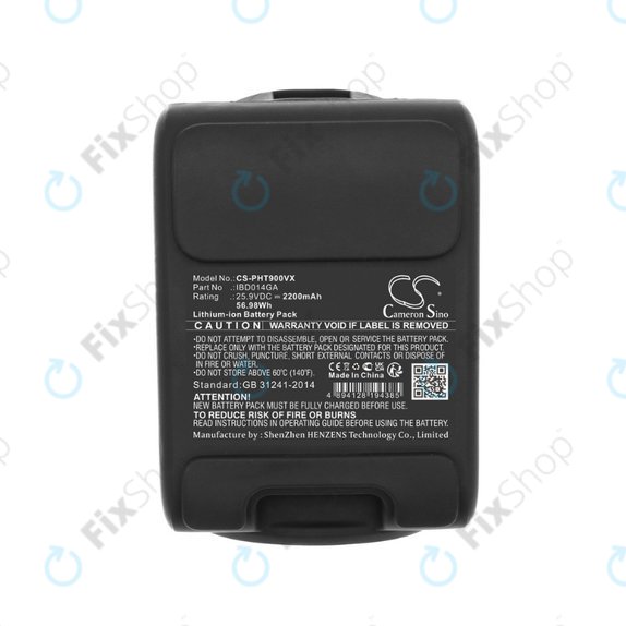 Batteria per Philips seriess 9000 AquaTrio, 8000-seriess, 7000-seriess, IBD014GA, Li-Ion, 2200mAh, 25.9V, HQ