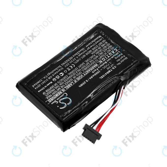 Batteria per TomTom Rider, Great Rides, VF3W, Li-Ion, 2500mAh, 3.7V, HQ