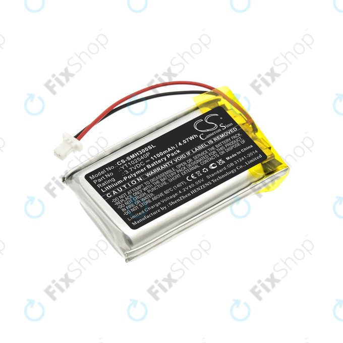 Batteria per Sena 30K, Sena 50S, SP46, YT102540P, Li-Pol, 3.7V, 1100mAh, HQ