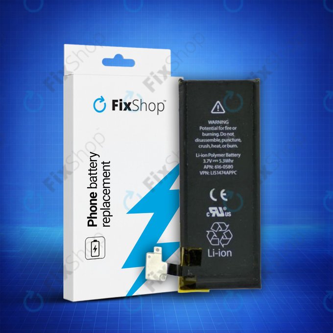 Batteria per iPhone 4S, 1430mAh