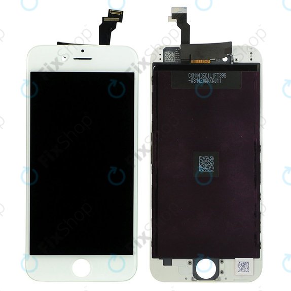 Schermo per iPhone 6, White, Vetro touch con cornice