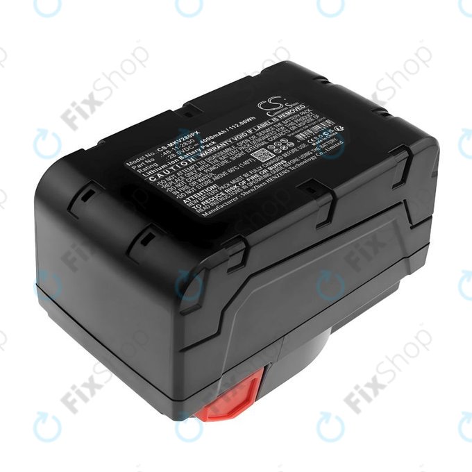 Batteria per Milwaukee 0721-20, V28 Vc, Wurth Bs 28-A Combi, 48-11-2830, Li-Ion, 4000mAh, 28V, HQ