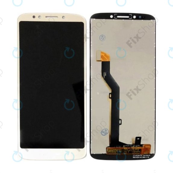 Schermo LCD per MotGoldla Moto G6 Play XT1922, Gold, Vetro touch senza cornice