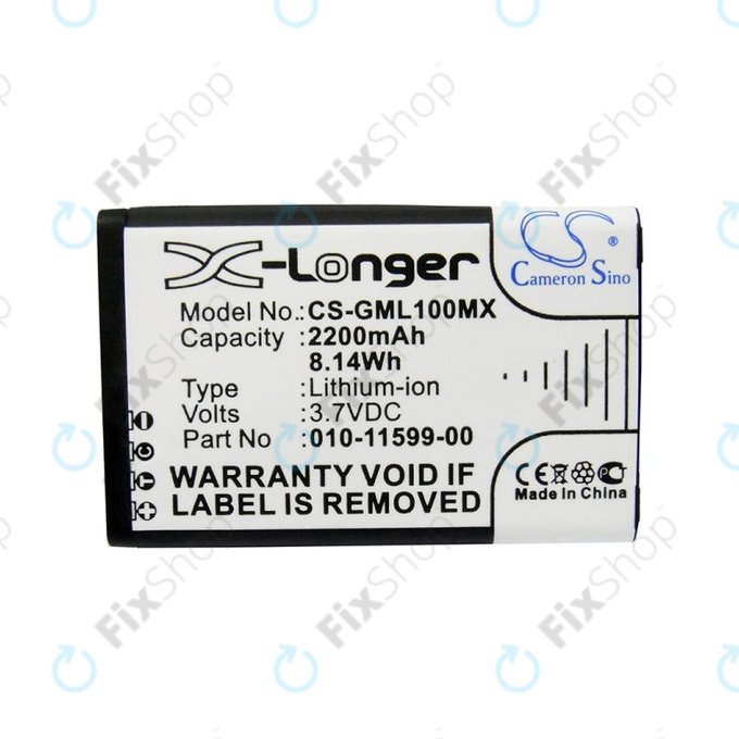 Batteria per Garmin E1, E2, Garmin Virb Elite, 010-11599-00, Li-Ion, 2200mAh, 3.7V, HQ