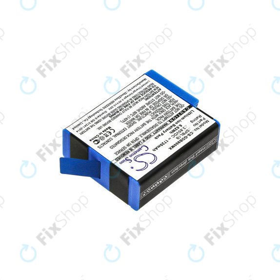 Batteria per Gopro Hero 9, 11, SPBL1B, Li-Ion, 1720mAh, 3.85V, HQ