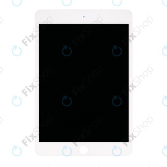 Schermo LCD per iPad Mini 5, White, Vetro touch senza cornice