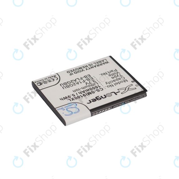 Batteria per Samsung i9100, Galaxy S II, EB-F1A2GBU, Li-Ion, 3.7V, 1600mAh, HQ
