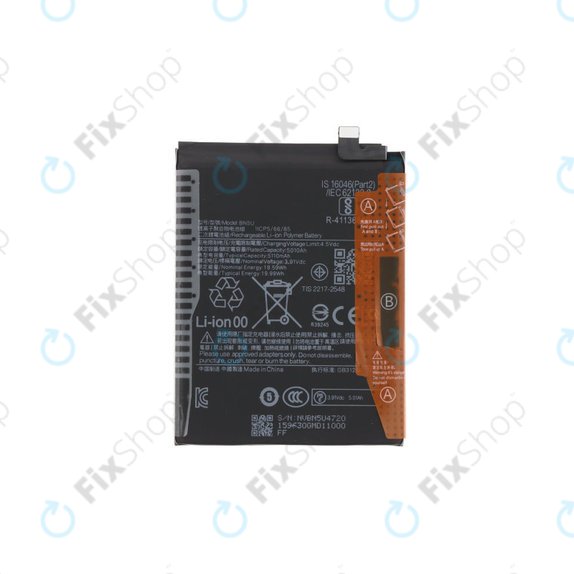Batteria per Xiaomi Redmi Note 14 5G 24094RAD4G, BN5U, 5110mAh