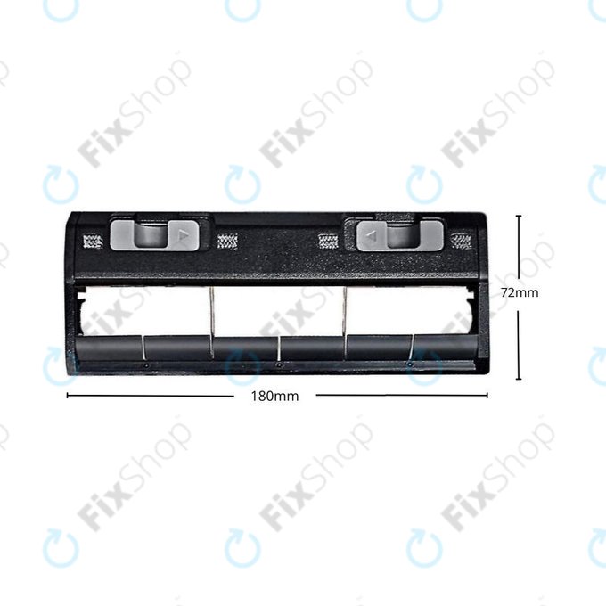 Cover spazzola principale per Ecovacs Deebot serie N, serie T, serie X1, serie Ozmo, Black