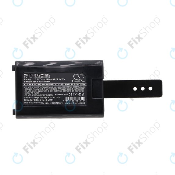 Batteria per Unitech HT680, 1400-900005G, Li-Ion, 2200mAh, 3.7V, HQ