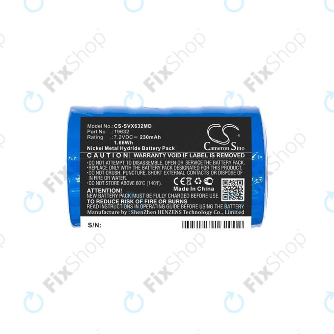Batteria per Servox Digital XI Speech, Servox Speech, 19632, Ni-MH, 230mAh, 7.2V, HQ