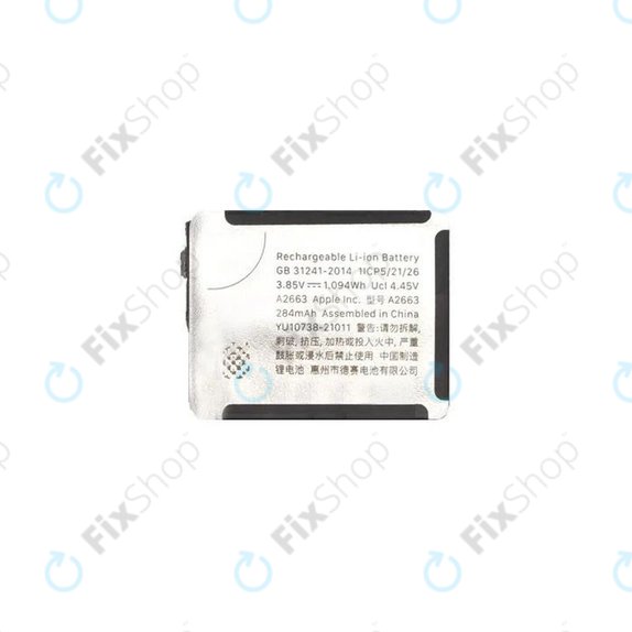 Batteria per Apple Watch 7 41mm, 284mAh, A2663, Refurbished