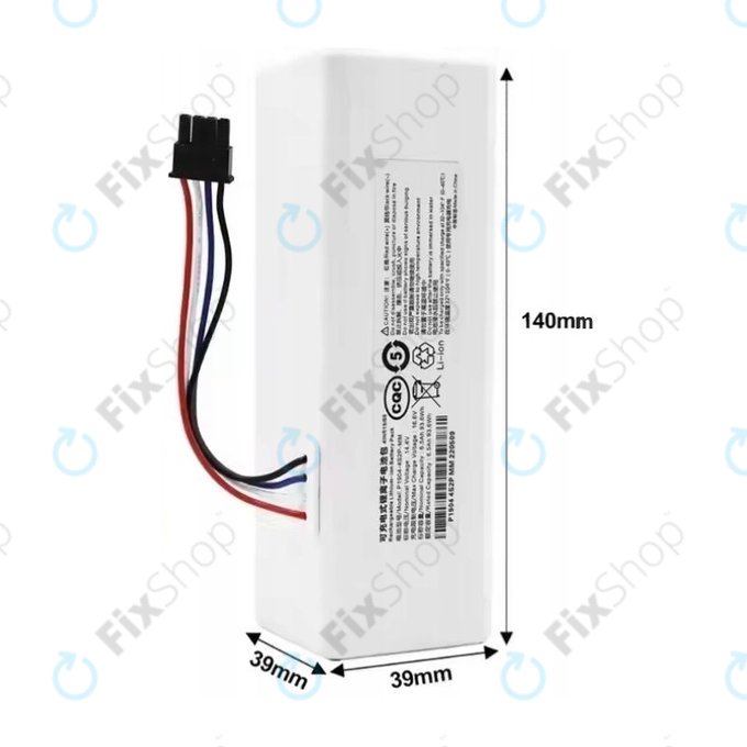 Batteria per Xiaomi Mi Robot Vacuum Mop (Mijia 1C), STYTJ01ZHM, Li-Ion, 2600mAh, 14.4V