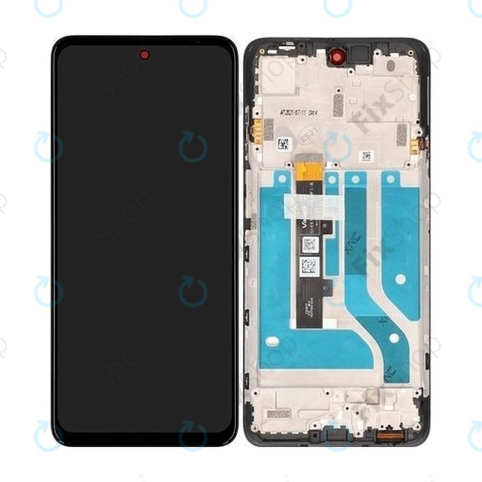 Schermo per Motorola Edge 20 LIte XT2139, Vetro touch con cornice, 5D68C19271, Genuine Service Pack