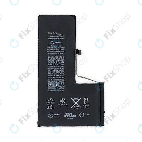 Batteria per iPhone XS, 2658mAh, Service Pack