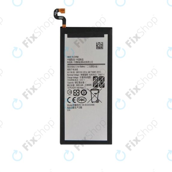 Batteria per Samsung S7 Edge G935F, EB-BG935ABE, 3600mAh