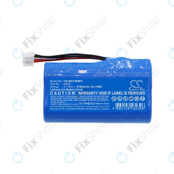 Batteria per NEXGO N3, N5, GX02, Li-Ion, 6700mAh, 3.7V, HQ