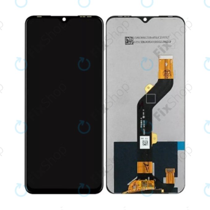 Schermo LCD per Infinix Hot 30i, Vetro touch senza cornice