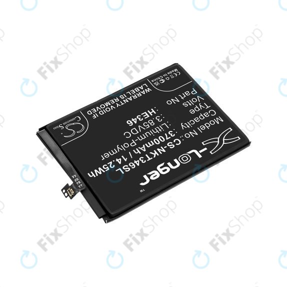 Batteria per Nokia 7 Plus, 3700mAh, Li-Pol, 3.85 V, HE346, HQ