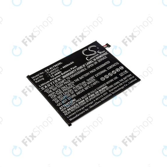 Batteria per Alcatel 8082, Alcatel 9024w, TLp040J1, Li-Pol, 3.85V, 4000mAh, HQ