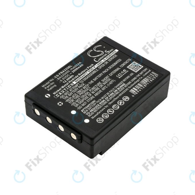 Batteria per HBC Linus 6, Spectrum 1, 2, A, B, BA225000, Ni-MH, 2000mAh, 6V, HQ