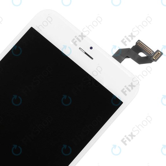 Schermo per iPhone 6S Plus, White, Vetro touch con cornice