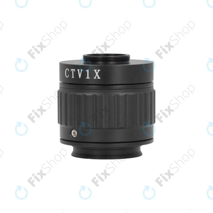 Adattatore CTV 1X per microscopio trinoculare, C-Mount