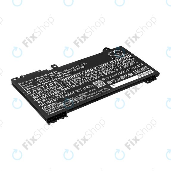 Batteria per HP ProBook 455, 450, 445, 440, 430 G6, RE03XL, Li-Pol, 3800mAh, 11.55V, HQ