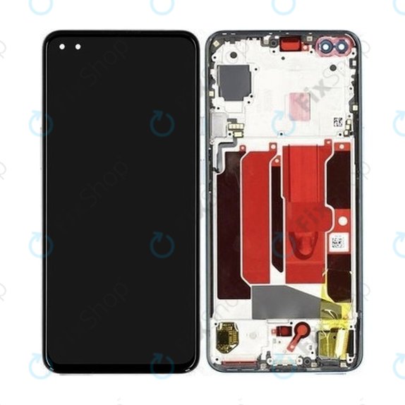 Schermo per OnePlus Nord, Blue Marble, Vetro touch con cornice, 2011100197, Genuine Service Pack
