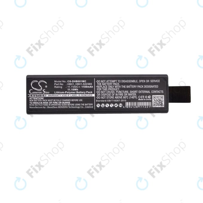 Batteria per DJI Osmo, Zenmuse X3, X5, HB01, Li-Pol, 1100mAh, 11.1V, HQ