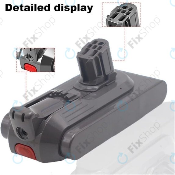 Batteria per Dyson V12, 965470-01, Li-Ion, 2500mAh, 25.2V, HQ