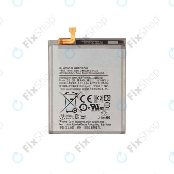 Batteria per Samsung A20e A202F, EB-BA202ABU, 3000mAh