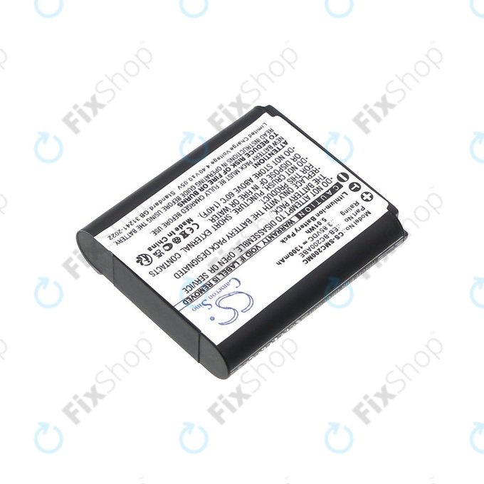 Batteria per Samsung Gear 360, EB-BC200ABE, Li-Ion, 1300mAh, 3.85V, HQ