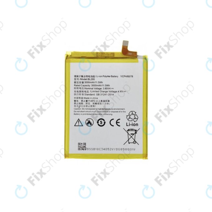 Batteria per Lenovo K9, BL295, 3000mAh
