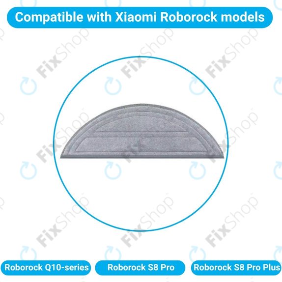 Panno lavapavimenti, 2 pz. per Xiaomi Roborock Q10-series, S8 Pro, S8 Pro Plus