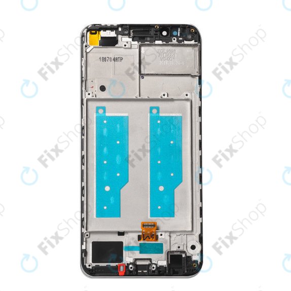 Schermo per Huawei Y7 Prime (2018), Black, Vetro touch con cornice