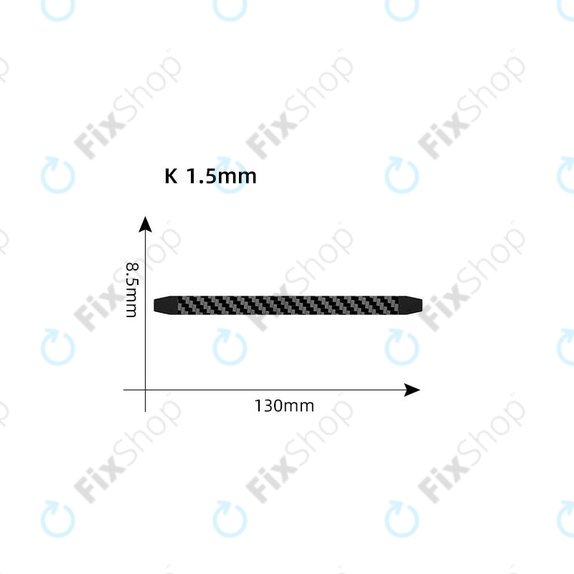 Strumento di apertura ultra-sottile in carbonio K, iFixes
