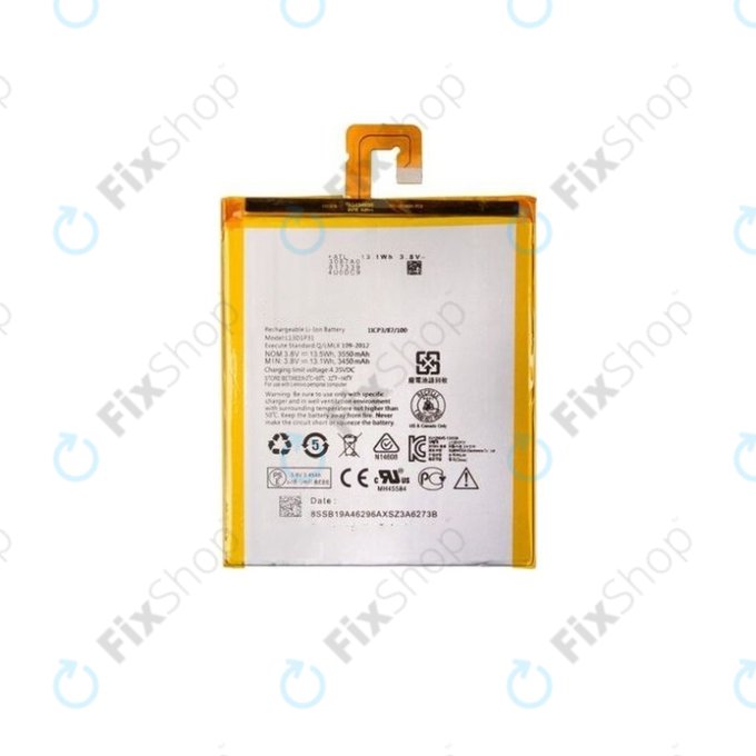 Batteria per Lenovo S5000, Tab 2 A7-30, TAB 3 TB3-710F, L13D1P31, 3550mAh