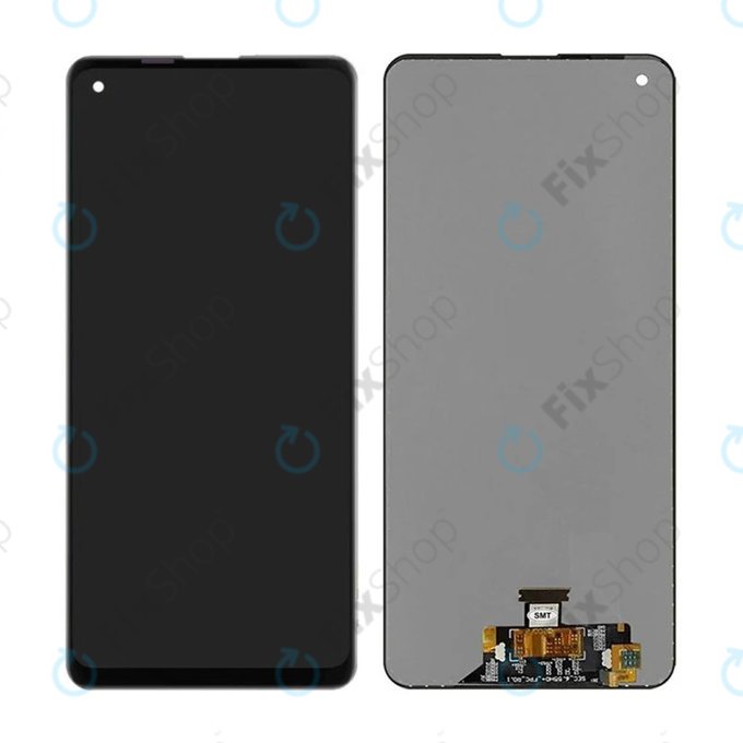 Schermo per Samsung A21s A217F, Vetro touch senza cornice