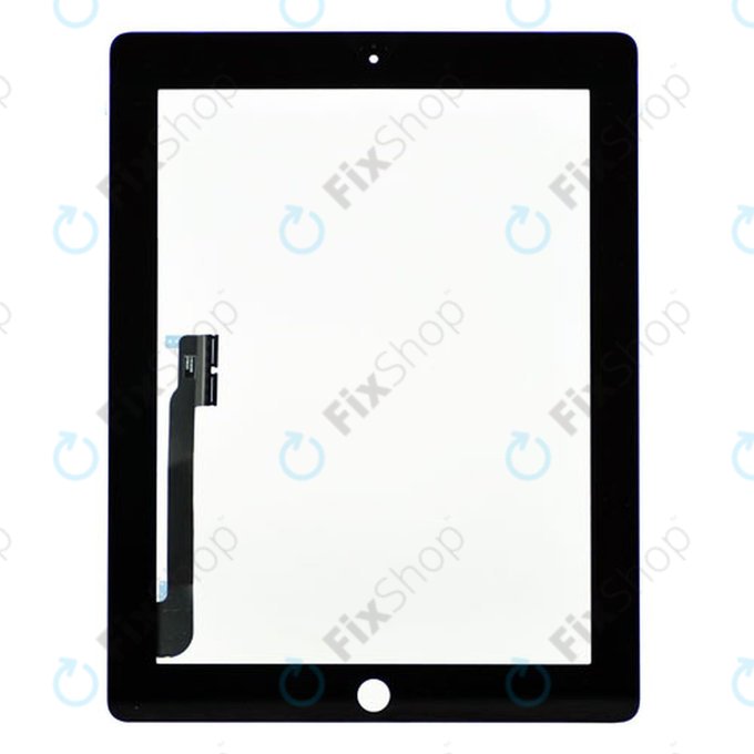 Vetro touch per iPad 3, iPad 4, Black