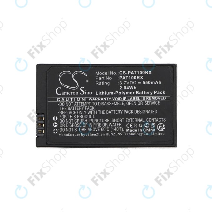 Batteria per Parrot, PF070238, Li-Pol, 550mAh, 3.7V, HQ