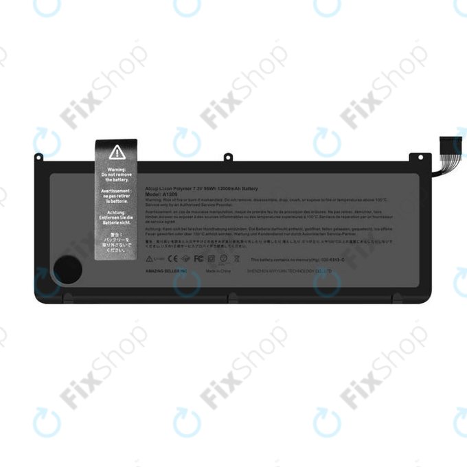 Batteria A1309 per MacBook Pro 17" A1297 (Early 2009 - Mid 2010), 12840mAh