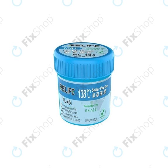 Pasta saldante 138 °C 40 g, Relife RL-404