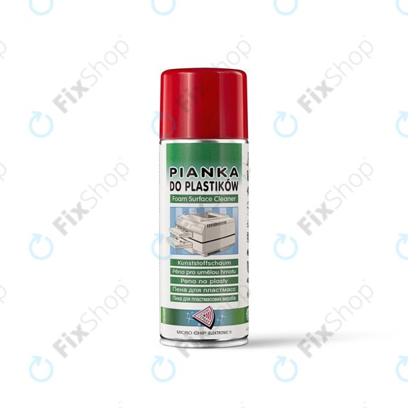 Schiuma detergente per superfici in plastica, 400 ml, Spray