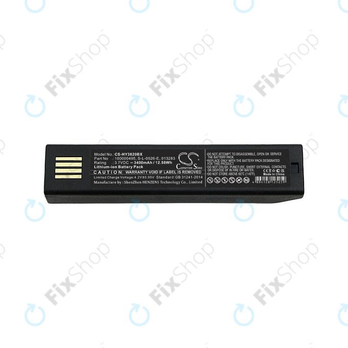 Batteria per Honeywell 1202g, 1452G, 1472G, 1902GHD/GSR, 1911i, 1981i, 3820/i, 4620, 4820/i, 5620, 6320, 8675i, Xenon 3820/i, 4820/i, 5620, 6320, G14320100000495, S-L-0526-E, 013283, 3400mAh, HQ