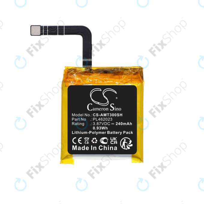 Batteria per Amazfit GTS3, PL462023, Li-Pol, 240mAh, 3.87V, HQ