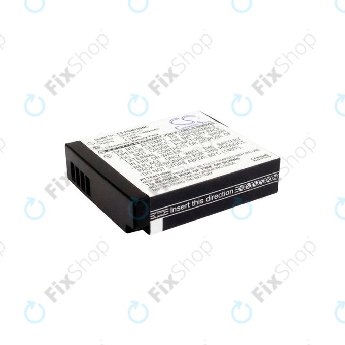 Batteria per Panasonic Lumix DMC, DMW-BLH7, Li-Ion, 600mAh, 7.2V, HQ