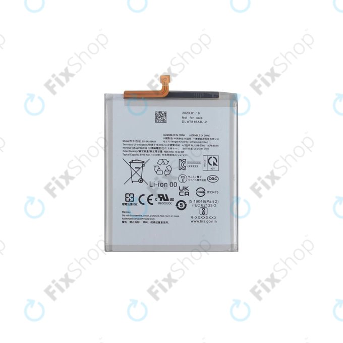 Batteria per Samsung A54 5G A546B, EB-BA546ABY, 5000mAh